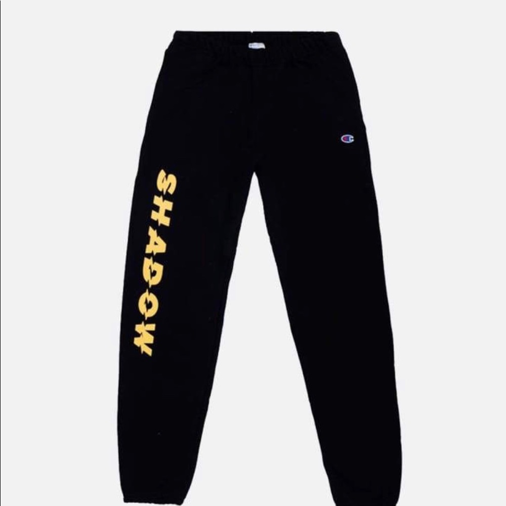 Shadow Hill x Champion Black Sweats